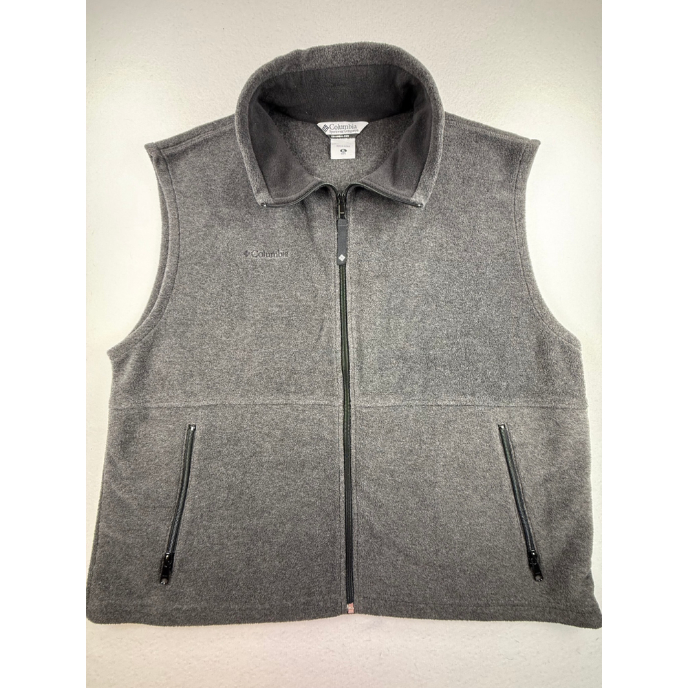 Columbia Men’s Steens Mountain Fleece Vest Gray Size XL